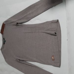 Long sleeved Grey shirt, from Lauren Ralph Lauren.